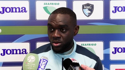Avant Niort - HAC, interview d'Amos Youga