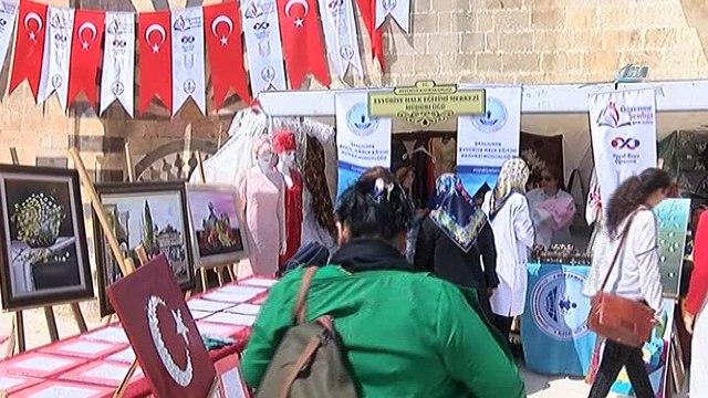 13 ilçenin el emeği göz nuru eserleri görücüye çıktı