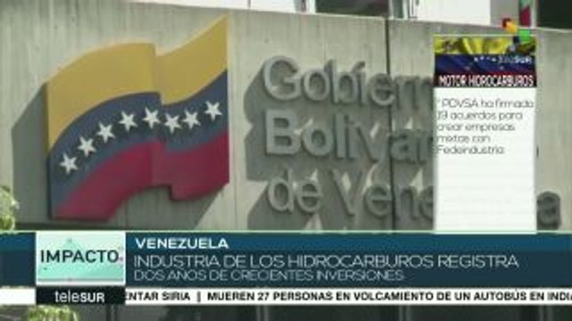 Venezuela: industria de hidrocarburos registra 2 años de inversiones