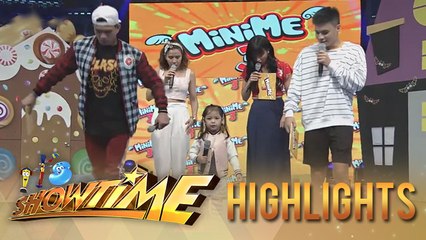 It's Showtime MiniMe 3: Mini Jennifer Lopez teaches Anne and Karylle how to ramp
