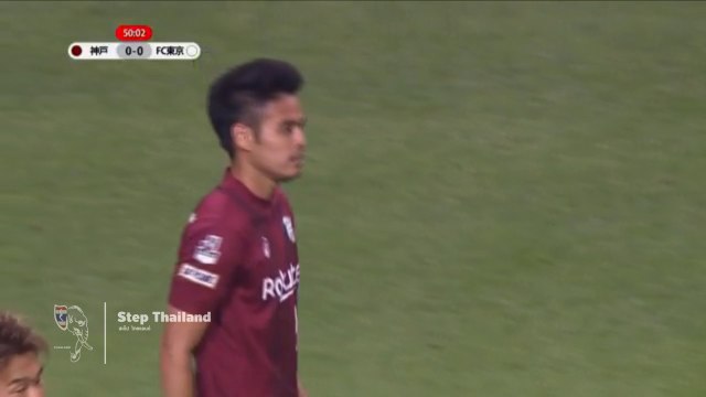 ไฮไลท์ล่าสุดของ อุ้ม ธีราทร เกม วิสเซล โกเบ เสมอ เอฟซี โตเกียว