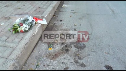 Report TV - Atentati në Lushnje, shenja të plumbave e gjakut në vendngjarje