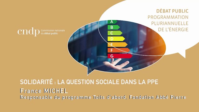 Interview de France Michel, Fondation Abbé Pierre - Atelier PPE Solidarité