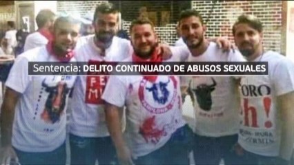 Los cinco miembros de La Manada, condenados a 9 años de cárcel