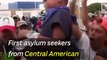 First asylum seekers from Central American 'caravan' enter U.S.
