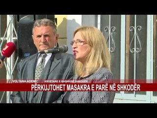 PËRKUJTOHET MASAKRA E PARË NË SHKODËR