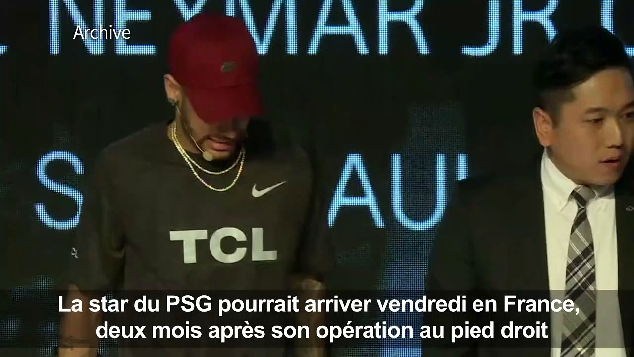 Neymar dès vendredi à Paris ?