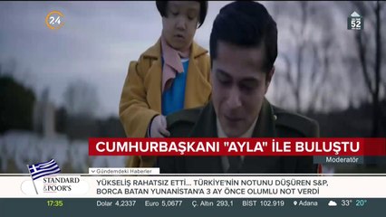 Cumhurbaşkanı Erdoğan, Kore'de "Ayla" ile buluştu