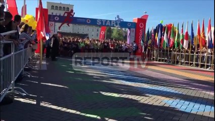 Report TV - Nis Maratona e Tiranës, marrin pjesë 2500 vrapues nga 40 vende