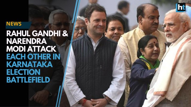 Narendra Modi and Rahul Gandhi are in Karnataka to campaign for their respective parties