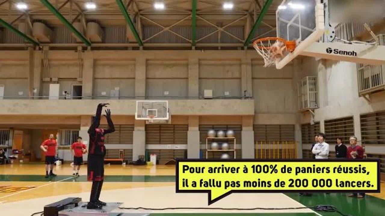 Ku, le robot basketteur qui ne rate aucun lancé à 3,60 mètres...mais...