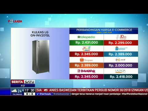 Perbandingan Harga E-Commerce: Kulkas LG GN-INV201SL