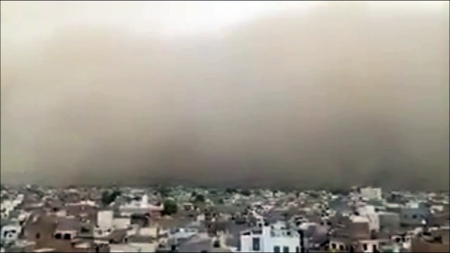 Une tempête de sable surpuissante et dévastatrice en Inde