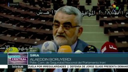 Congresista iraní se reúne con el presidente del Parlamento sirio