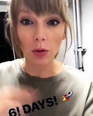 Taylor Swift Tests Out Her "Rocket Sled" Before Reputation Tour.