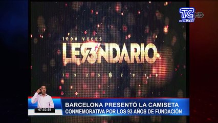 Barcelona presentó la camiseta conmemorativa por los 93 años de fundación