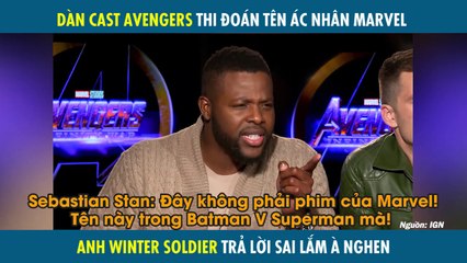 Dàn cast Avengers thi đoán tên các ác nhân của Marvel và đây là những câu trả lời khiến fan cười bò