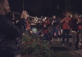 Arizona Teachers Sing, Play Instruments Into Early Morning