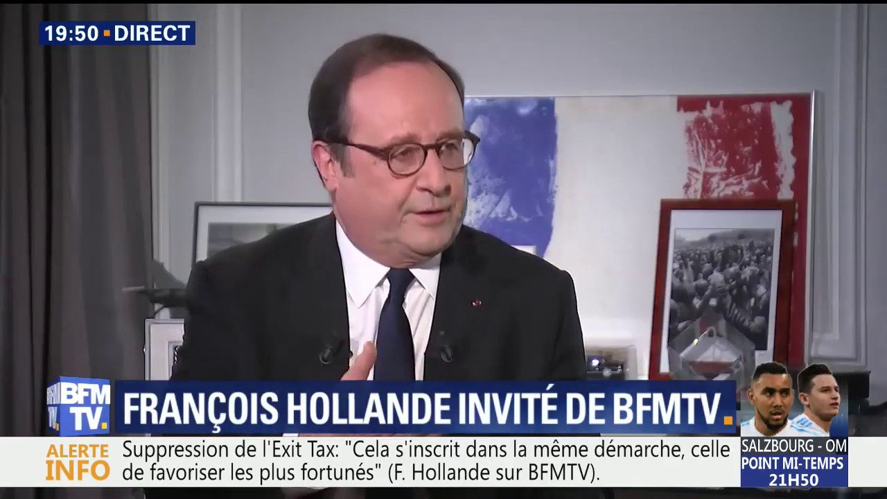 "Je me suis sacrifié et je ne le regrette pas" confirme François Hollande sur le retrait de sa candidature à la Présidentielle de 2017