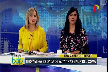 San Martín de Porres: terramoza es dada de alta tras salir del coma