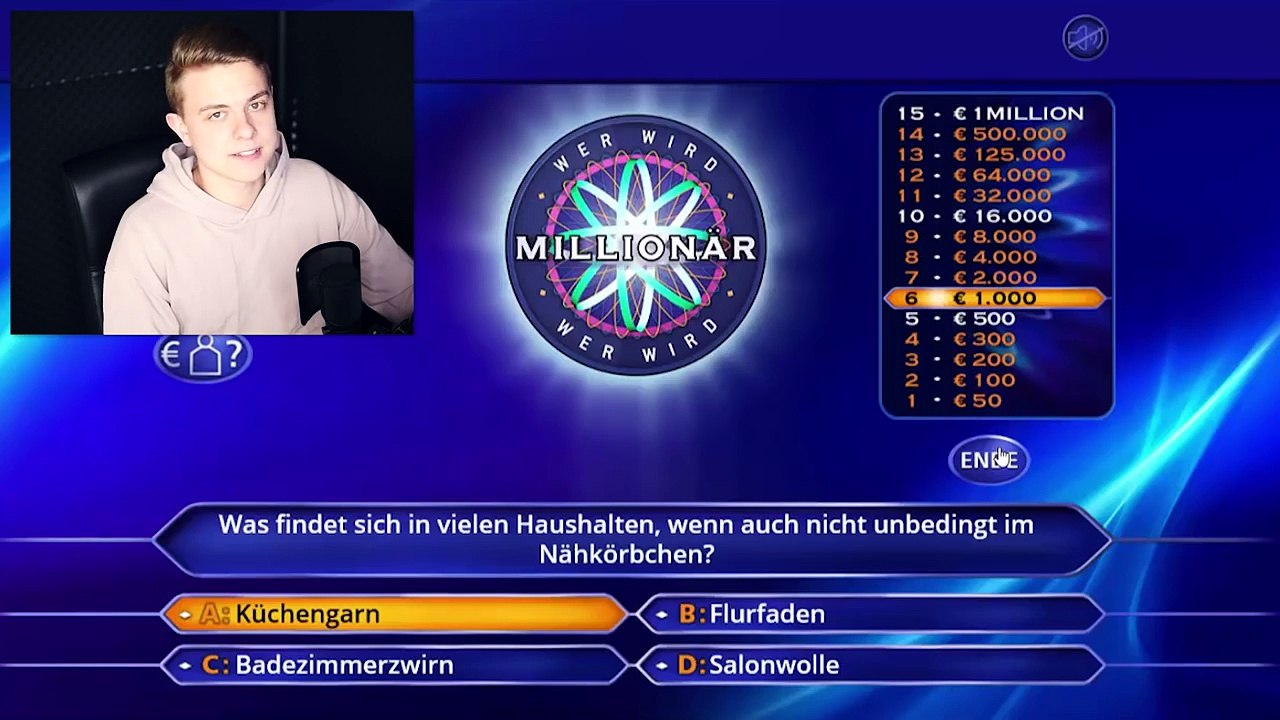 ICH bei WER WIRD MILLIONÄR! 