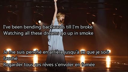 Celine dion - Ashes (lyrics / paroles en francais / Deadpool 2)