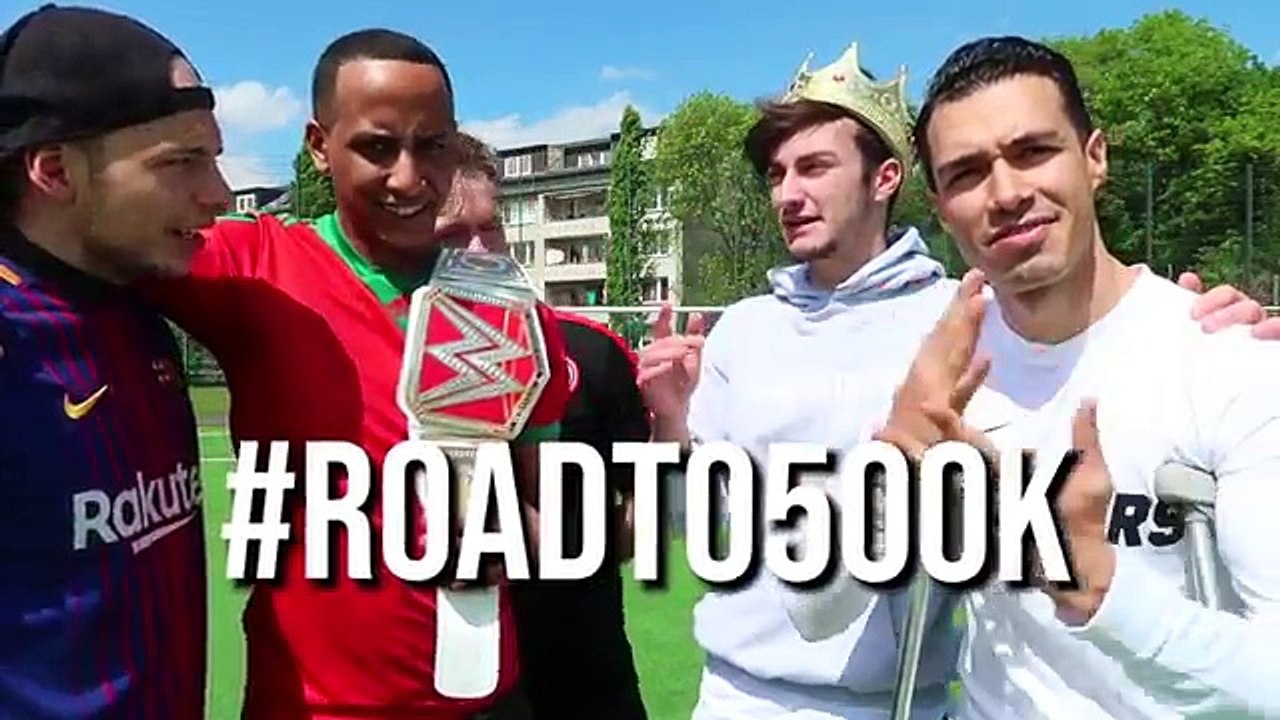 YOUTUBER TRICKSHOT FUßBALL CHALLENGE!!