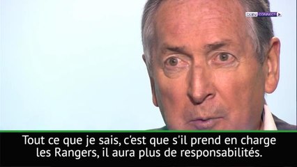 Écosse - Houllier : ''Les Rangers, c'est positif pour la carrière de Steven Gerrard''