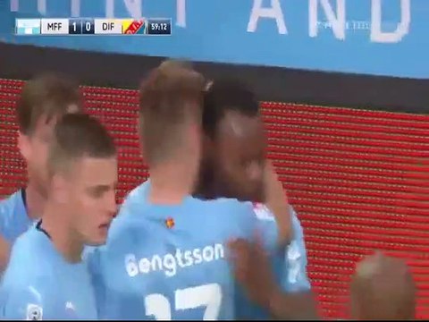 1-0 Carlos Strandberg Goal Sweden Allsvenskan - 03.05.2018 Malmö FF 1-0 Djurgårdens IF