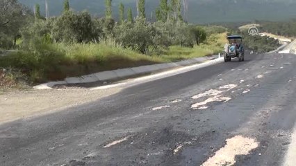 Edremit Körfezi'nde Asfalt Eriten Sıcaklar