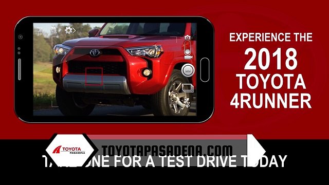 2018 Toyota 4Runner Pasadena CA | Toyota 4Runner Dealer Pasadena CA