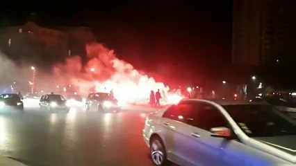REACTION DES SUPPORTERS APRES LA VICTOIRE DE L'OM