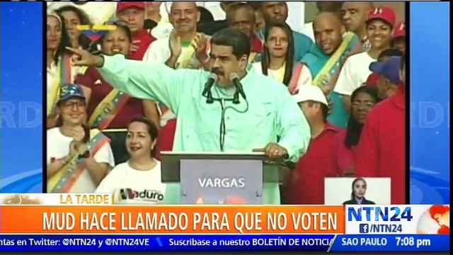 Oposición venezolana propone elecciones presidenciales en diciembre