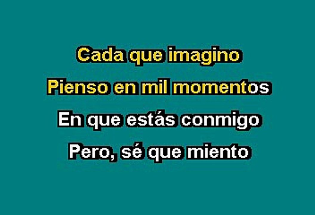 Pambo - Tras nubes (Karaoke)
