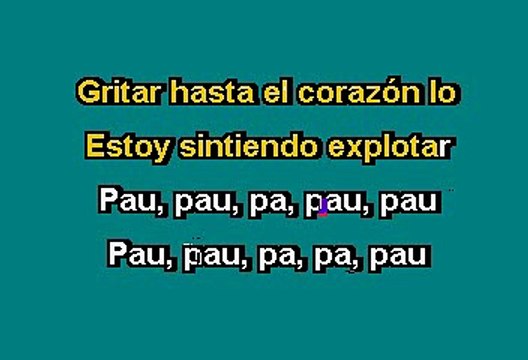 Paulina Rubio - Algo tienes (Karaoke)