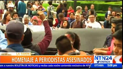 Homenaje en el Día de la Libertad de Prensa al equipo periodístico ecuatoriano asesinado