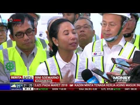 Menteri Rini Soemarno Tinjau Proyek Kereta Cepat Jakarta-Bandung