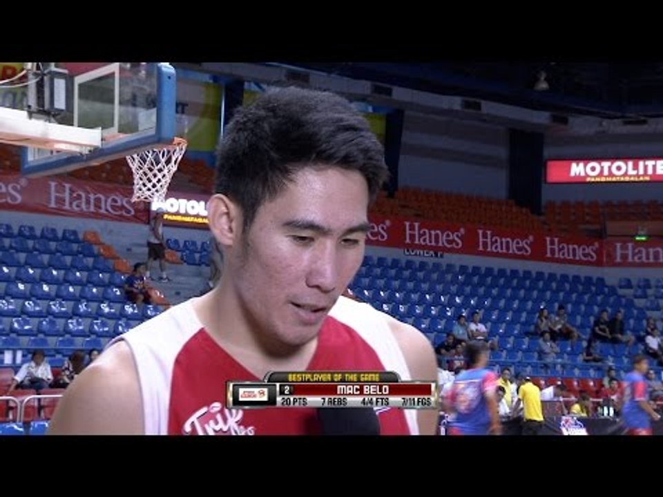 Best Player Mac Belo PBA DLeague Aspirants' Cup video Dailymotion