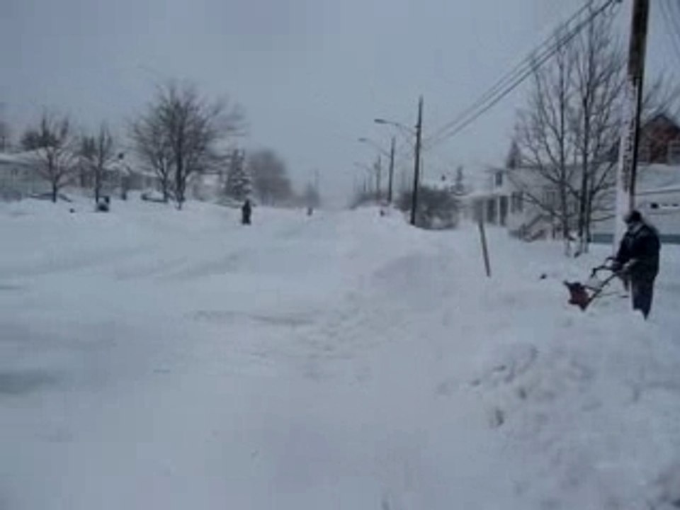 la neige!
