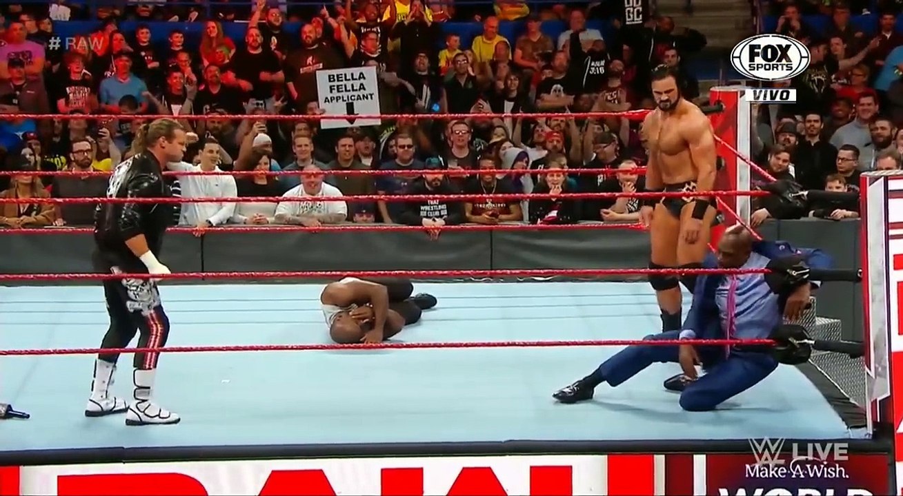 DREW MCINTYRE REGRESA A RAW EN ESPAÑOL WWE RAW 16/4/18 EN ESPAÑOL