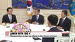 President Moon briefs top officials on outcome of inter-Korean summit