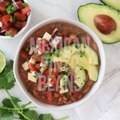 Mexican Pinto Beans with Queso (Frijoles con Todo)