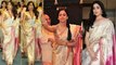 Jhanvi Kapoor wears THIS SAREE of Sridevi during 65th National Award Ceremony | FilmiBeat