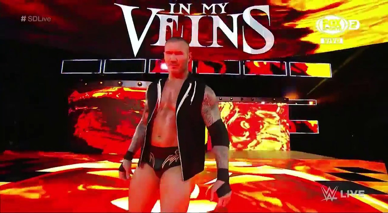 Wwe Smackdown Live En Español 18/10/16 RANDY ORTON ENTRANCE WWE HIGHLIGTHS