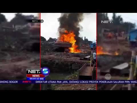 Kebakaran Gedung Mesin Produksi Gula Putih -NET5