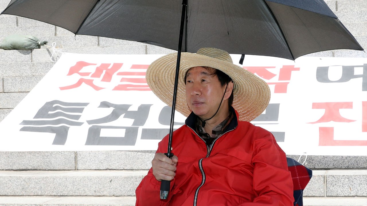 "한국당과 협상 불가"...단식 농성 지속 / YTN