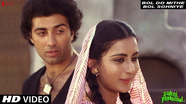 Bol Do Mithe Bol Sohniye | Shabbir Kumar, Asha Bhosle | Sohni Mahiwal | Sunny Deol