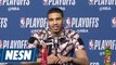 Jayson Tatum recaps his rookie role in tonights Game 2 of the NBA Playoffs