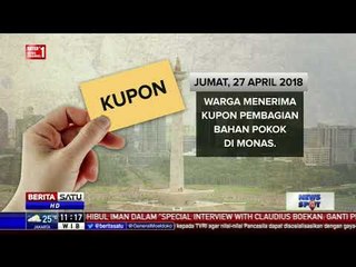 Kronologi Pembagian Sembako Ricuh di Monas