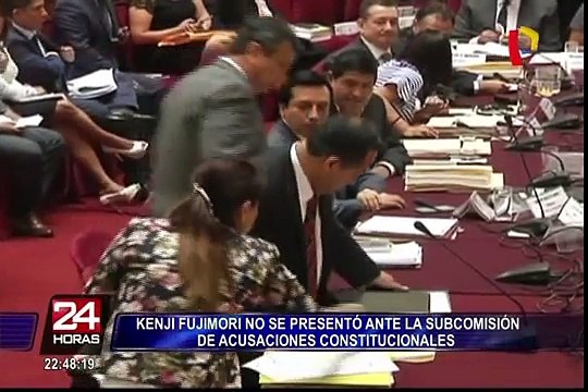 Subcomisión de Acusaciones Constitucionales recibió a implicados en “Mamanivideos”